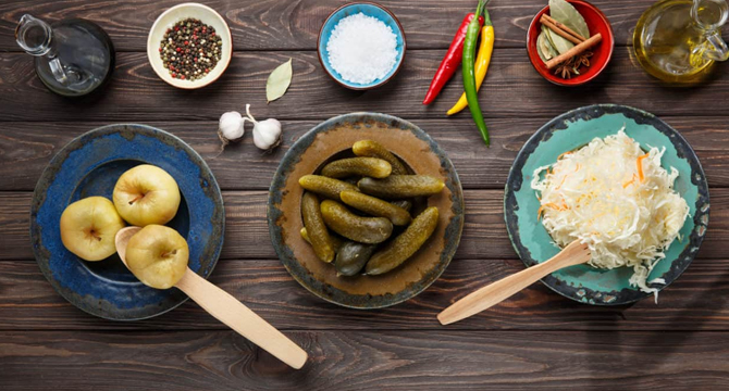 Кои храни, които са богати на пробиотици?