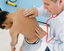 Изкривяване на гръбначния стълб при деца